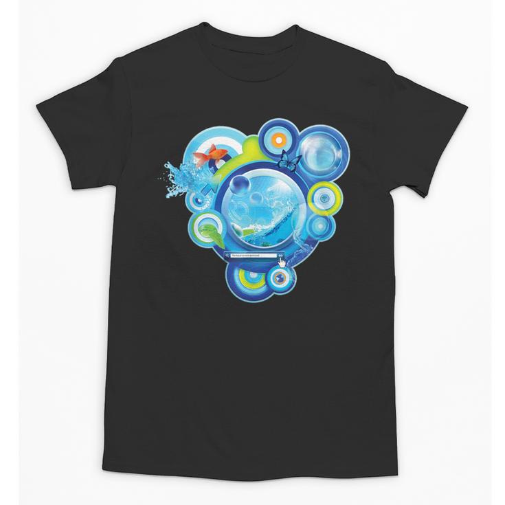 Frutiger Aero Metro Abstract Maximalism 2000s Nostalgia Unisex T-Shirt