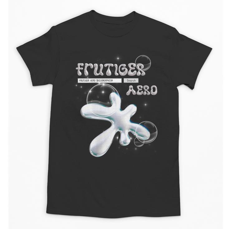 Frutiger Aero Y2K Fashion Trends Statement Piece Tech Orb Unisex T-Shirt