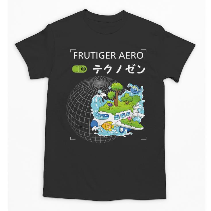 Frutiger Aero Y2K Fashion Trends Statement Piece Tech Orbite Unisex T-Shirt