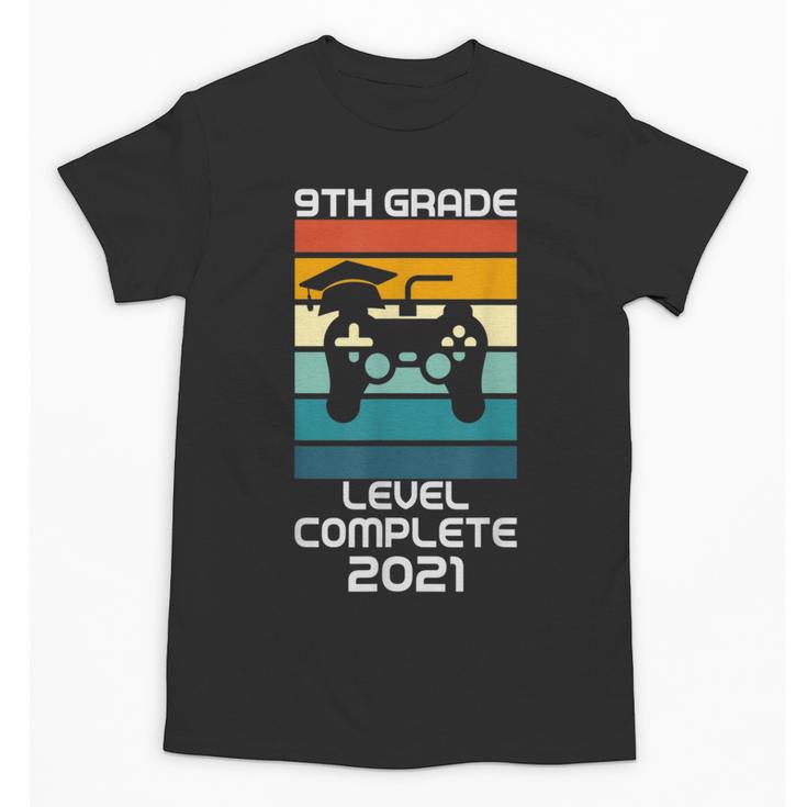 Gamer Graduation 2021 Retro 9th Grade Level Complete Unisex T-Shirt