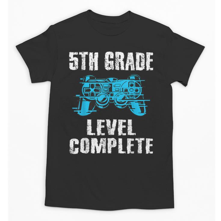 Gamer Graduation 5th Grade Level Complete Video Games Boys Unisex T-Shirt