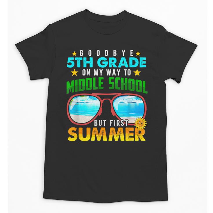 Goodbye 5th Grade Graduation To 6th Grade Hello Summer Kids Unisex T-Shirt