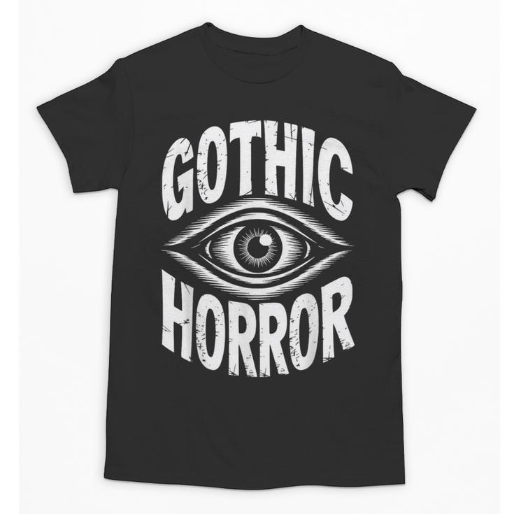 Gothic Classic Horror Thriller Book Movie Film Halloween Unisex T-Shirt
