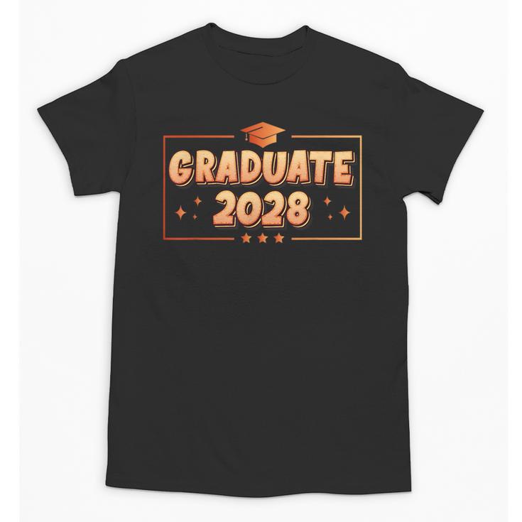 Graduate 2028 Class Of 2028 Senior Graduation Unisex T-Shirt