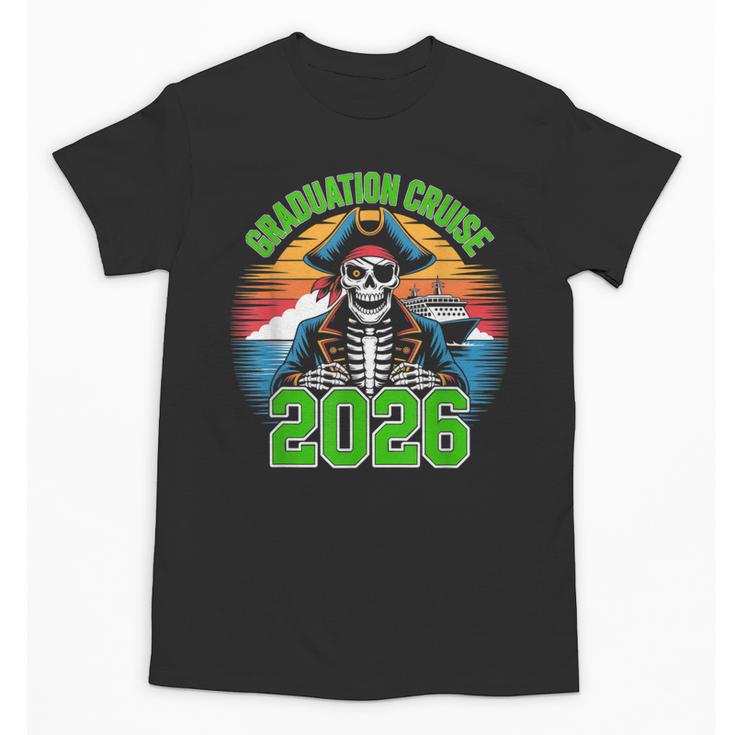 Graduation Cruise 2026 Group Pirate Matching Voyage Unisex T-Shirt