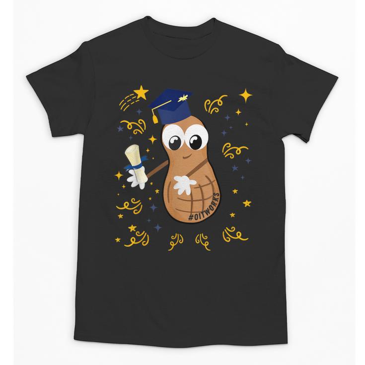 Graduation Flossing Peanut OIT Unisex T-Shirt
