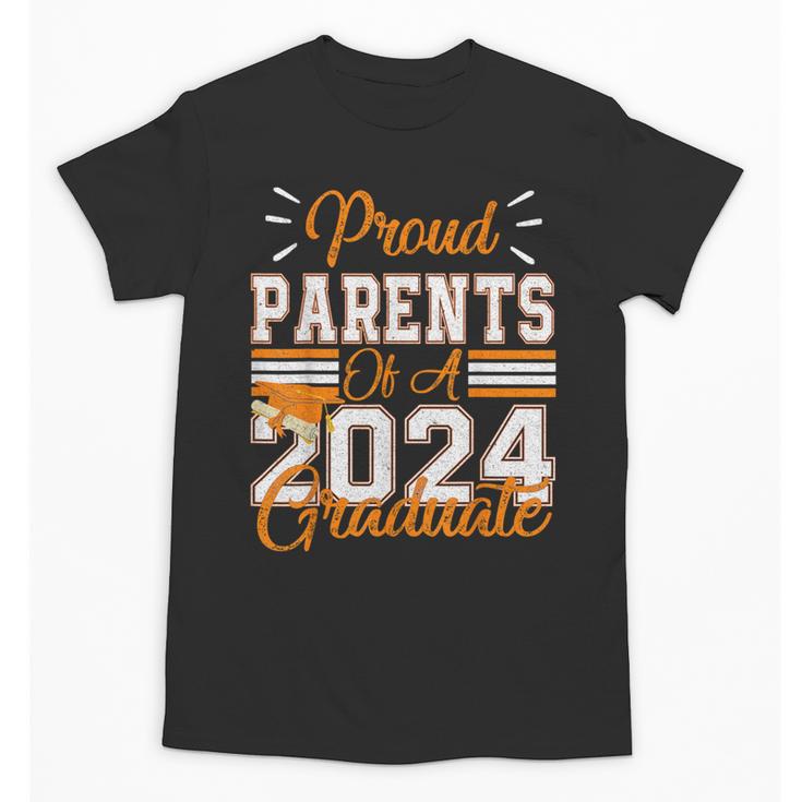 Graduation Proud Parents Of a 2024 Graduate For Mom And Dad Unisex T-Shirt