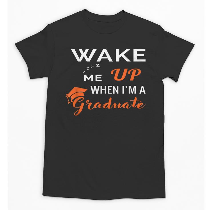 Graduation Shirt High School And College For Sleepy Graduate Unisex T-Shirt