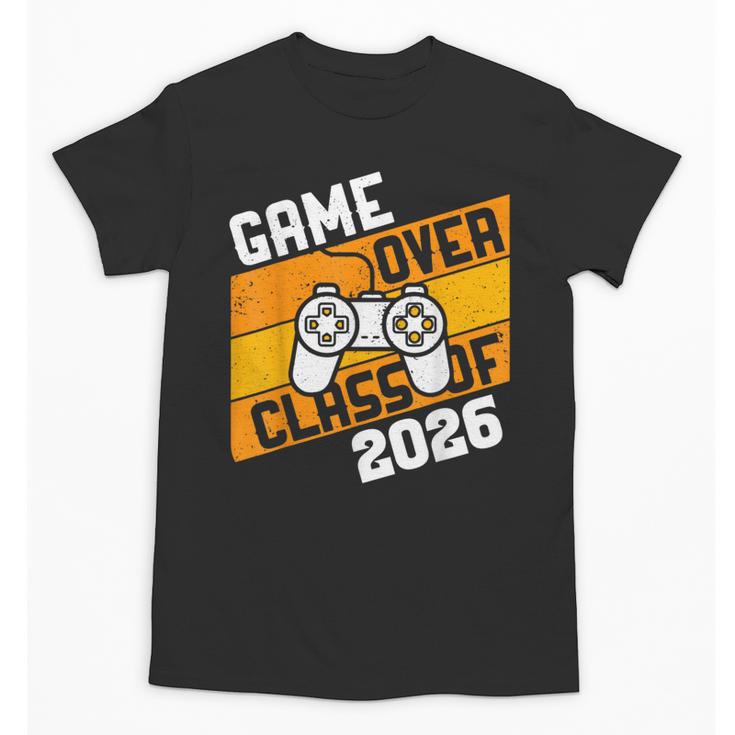 Graduation Video Gamer Game Over Class Of 2026 Senior Unisex T-Shirt