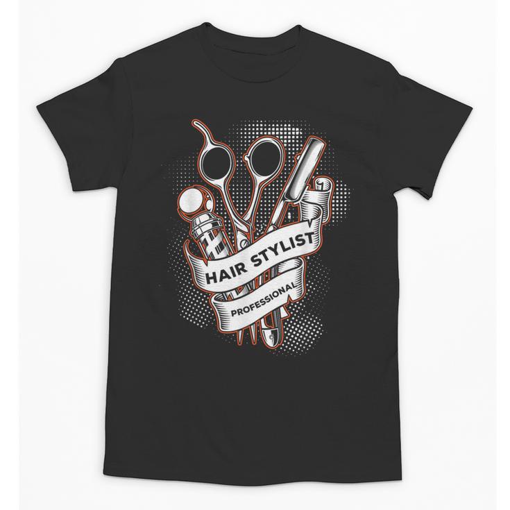 Hairdresser Gift Idea Graduation Tattoo Craft Hairstylist Unisex T-Shirt