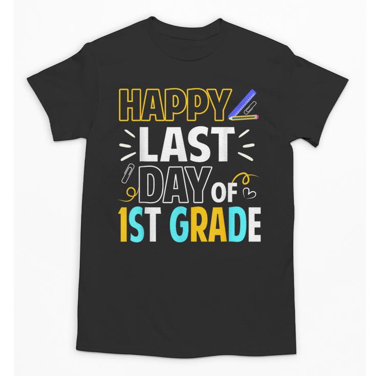 Happy Last Day Of 1st Grade Shirt Cutie Graduation Unisex T-Shirt