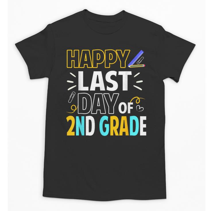 Happy Last Day Of 2nd Grade Shirt Cutie Graduation Unisex T-Shirt