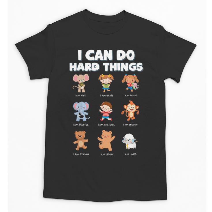 I Can Do Hard Things Children's Book Characters Unisex T-Shirt