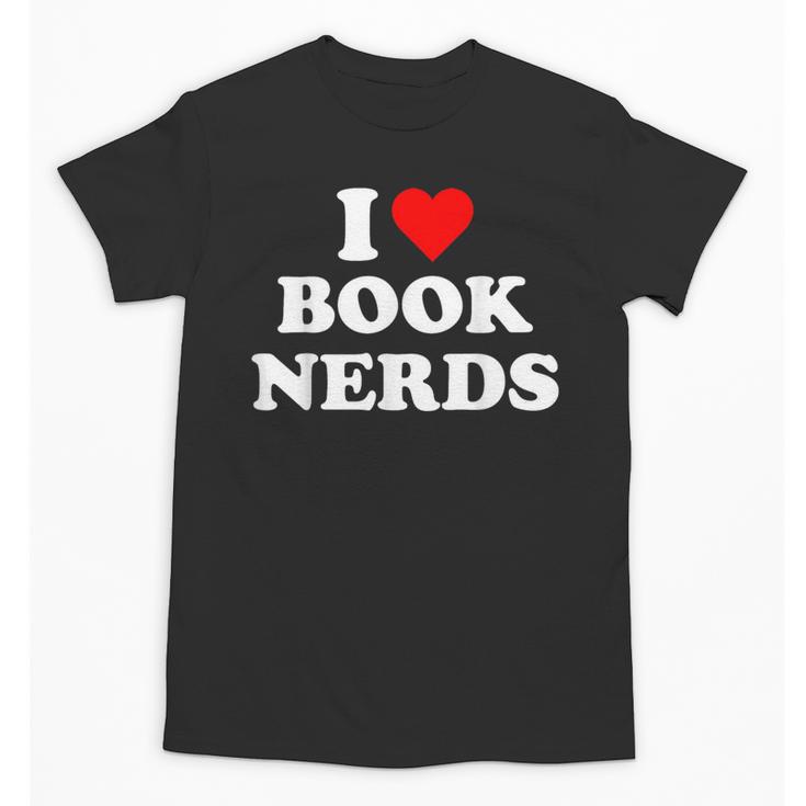 I Heart Book Nerds Book Readers Cute Unisex T-Shirt