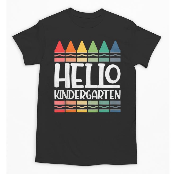 Hello Kindergarten First Day Back To School Graduation Unisex T-Shirt