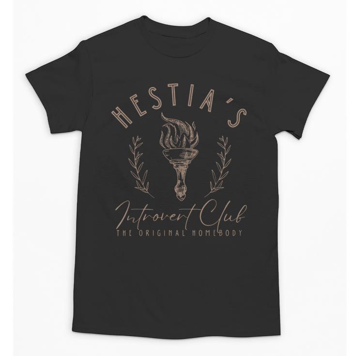Hestia Introvert Club Greek Mythology Unisex T-Shirt