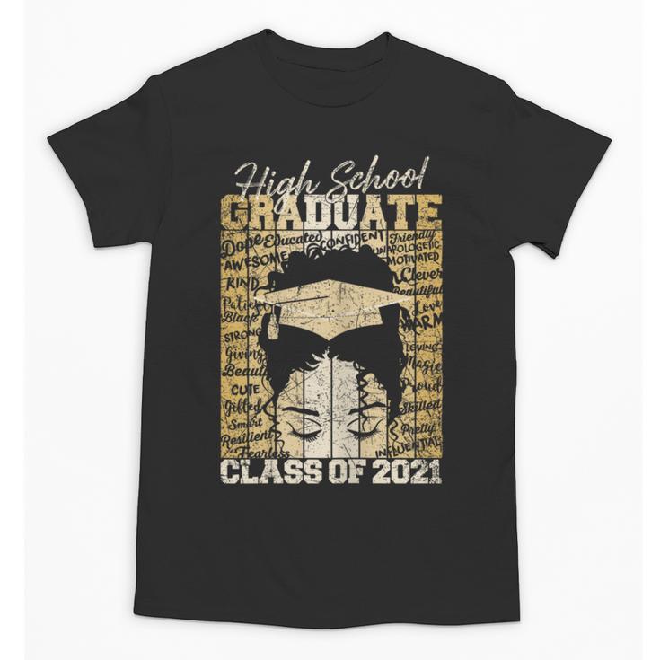 High School Graduate Queen Class Of 2021 Graduation Unisex T-Shirt