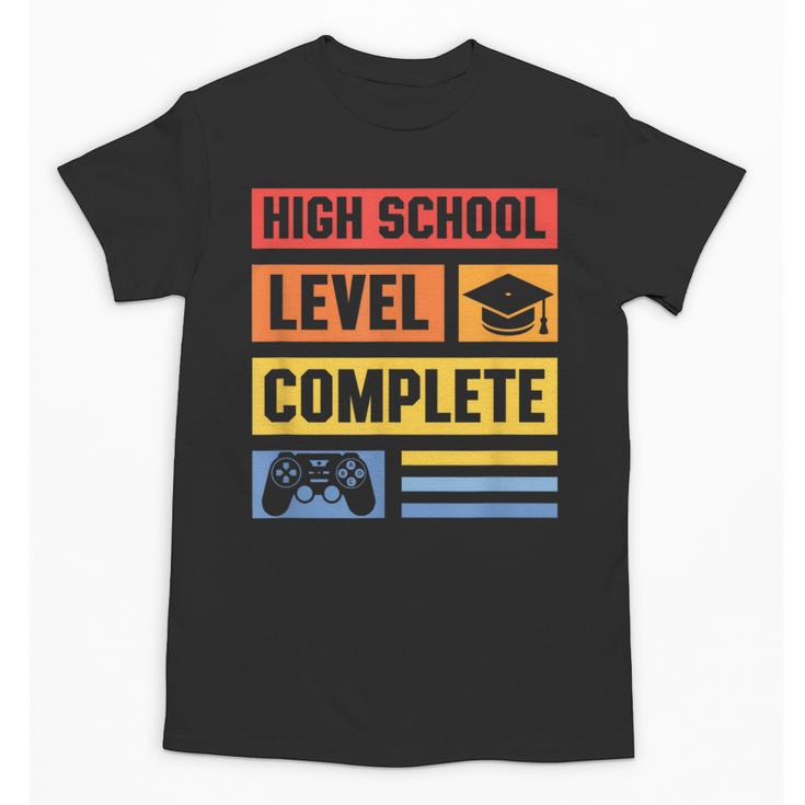 High School Level Complete Class Of 2024 Senior Graduation Unisex T-Shirt