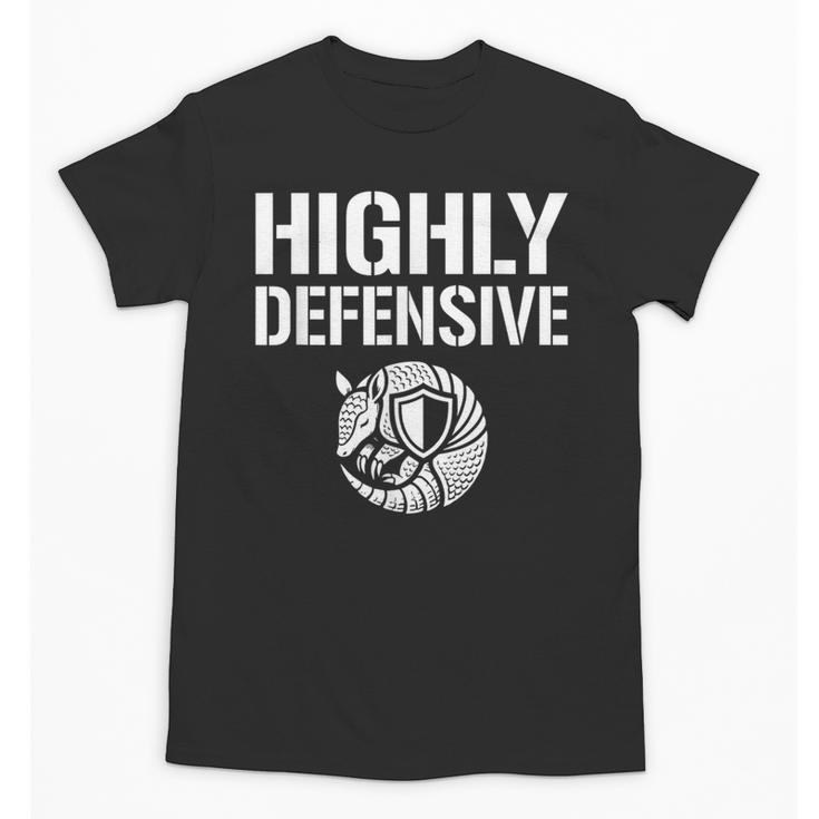 Highly Defensive Armadillo Shield Introvert Boundaries Unisex T-Shirt