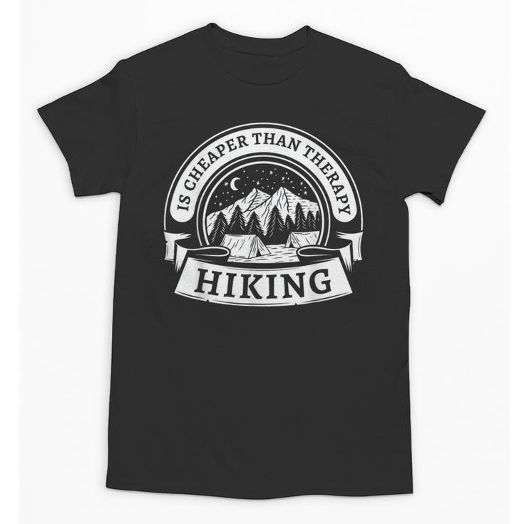 Hiking It's Cheaper Than A Therapy Introvert Shirt Unisex T-Shirt