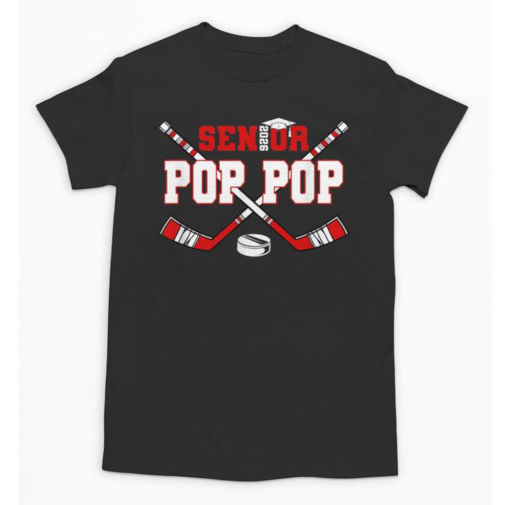 Hockey Senior Pop Pop Graduation Class Of 2026 Kids Unisex T-Shirt