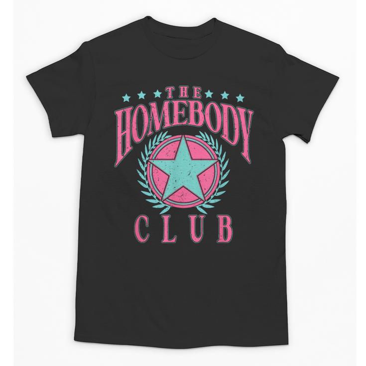The Homebody Club Antisocial Retro Introvert Unisex T-Shirt