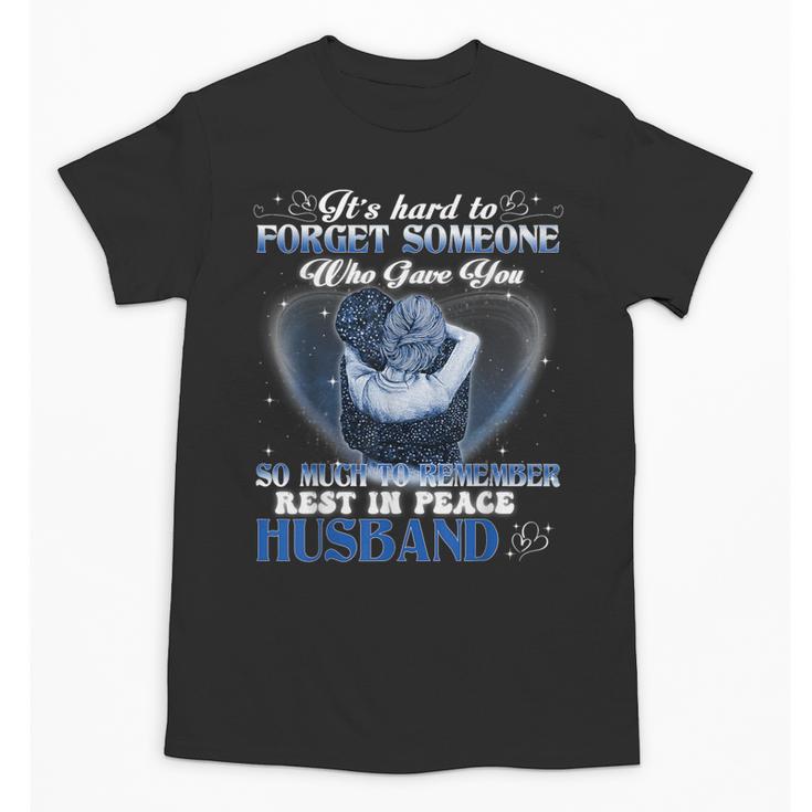 My Husband Is Guardian Angel He Watches Over My Back Memory Unisex T-Shirt