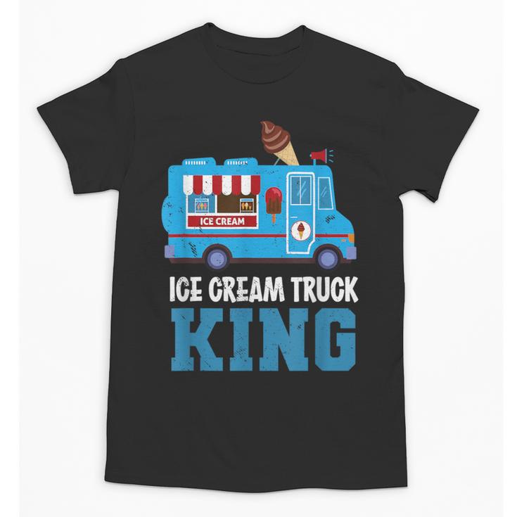 Ice Cream Truck King Nostalgia Summer Ice Cream Truck Driver Unisex T-Shirt