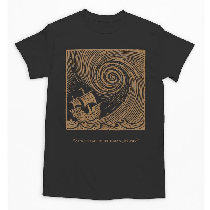 Iliad Odyssey Homer Ancient Greek History Book Odyssey Unisex T-Shirt