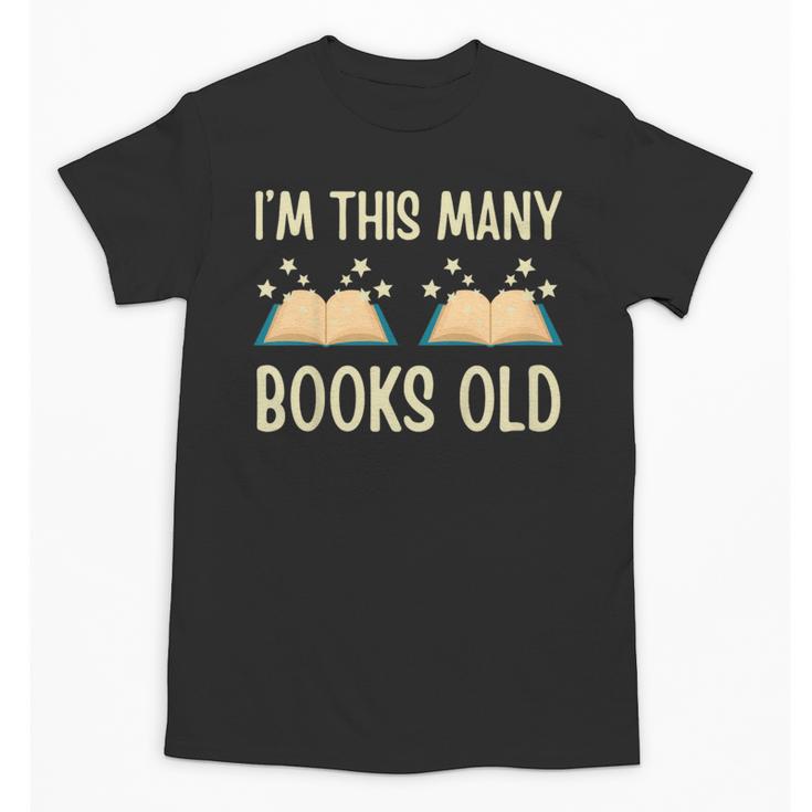 I'm This Many Books Old Read Book 2nd Birthday 2 Years Old Unisex T-Shirt