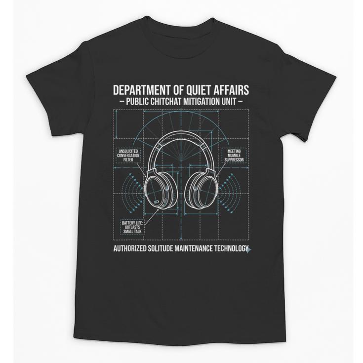 Introvert Anti Social Public Chitchat Mitigation Unisex T-Shirt