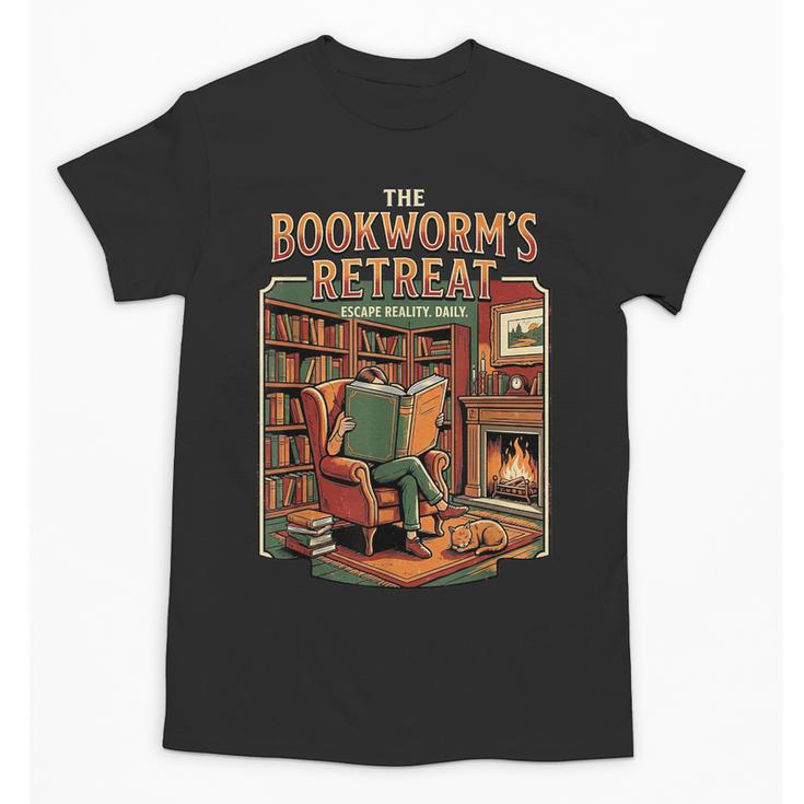 Introvert Book Lover The Bookworm's Retreat Unisex T-Shirt
