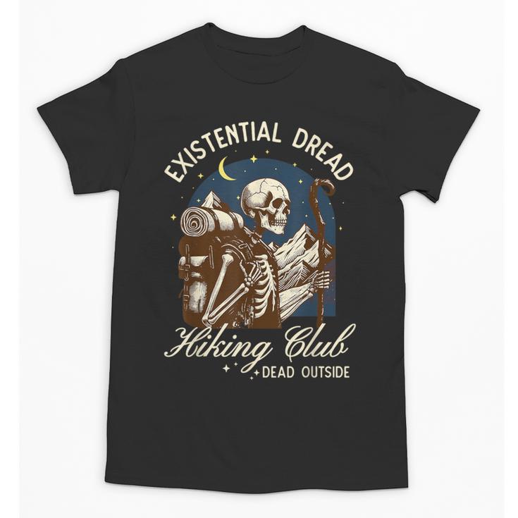 Introvert Hiking Club Antisocial Overthinking Anxiety Unisex T-Shirt