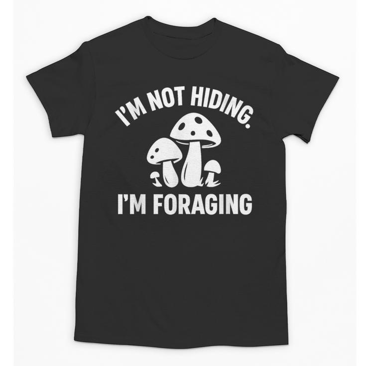 Introvert Mushroom Forager Humor Unisex T-Shirt