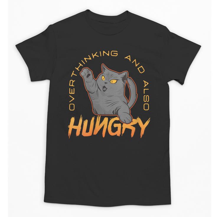 Introvert Overthinking Hungry Sarcastic Overthinker Unisex T-Shirt