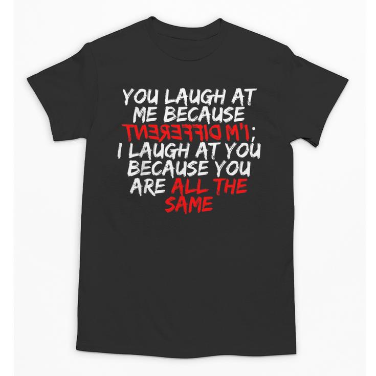 Introvert Quote With Backwards I'm Different Unisex T-Shirt