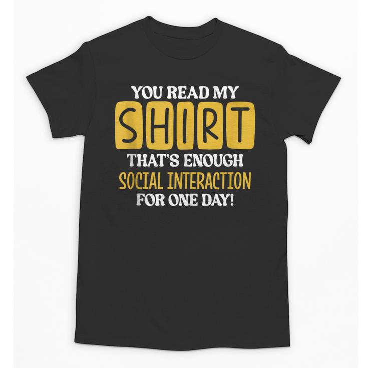 Introvert Quote Motivational For Men Women Kids Unisex T-Shirt