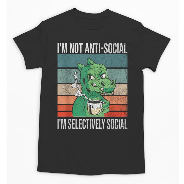 Introvert Selectively Social Anti-Social Shy Unisex T-Shirt Introvert Selectively Social Anti-Social Shy Unisex T-Shirt