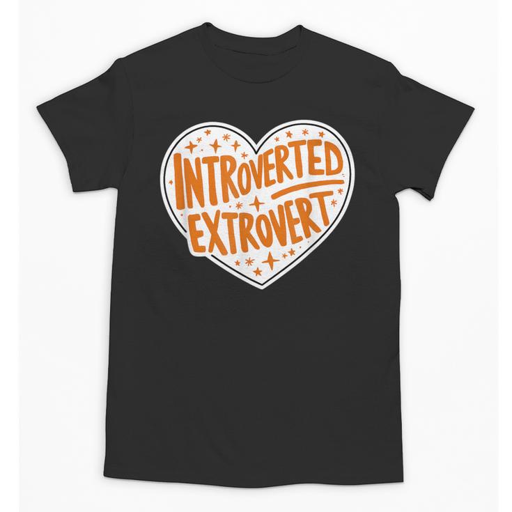 Introverted Extrovert People Hater Calm Peace Lover Unisex T-Shirt