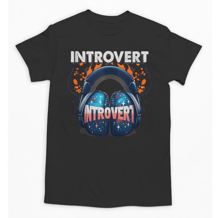 Introvert's Best Friend Noise-Canceling Headphones Unisex T-Shirt