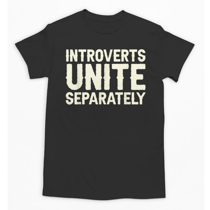 Introverts Unite Separately I Introvert Unisex T-Shirt