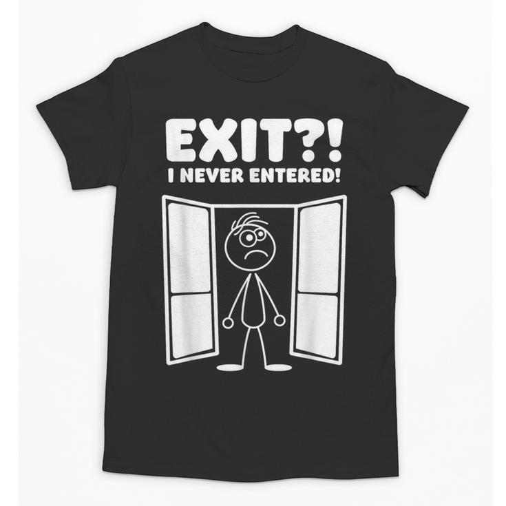 Irony Sarcasm Introvert Dry Humor Comic Cartoon Geek Nerd Unisex T-Shirt