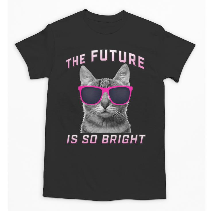 Kids Cool Future Is Bright Kids Graduation Or Birthday Unisex T-Shirt