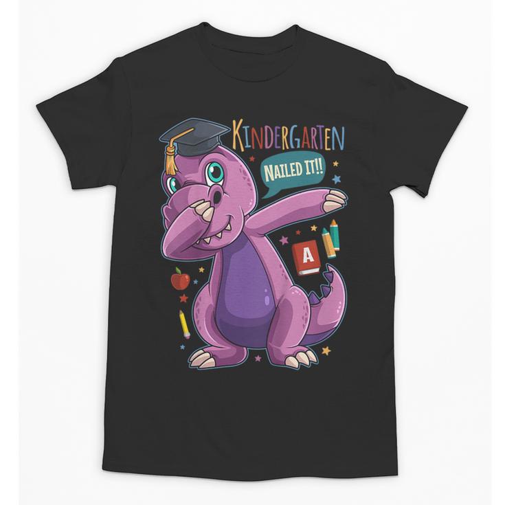 Kids Dabbing T Rex Graduation Kindergarten Class Of 2019 Unisex T-Shirt