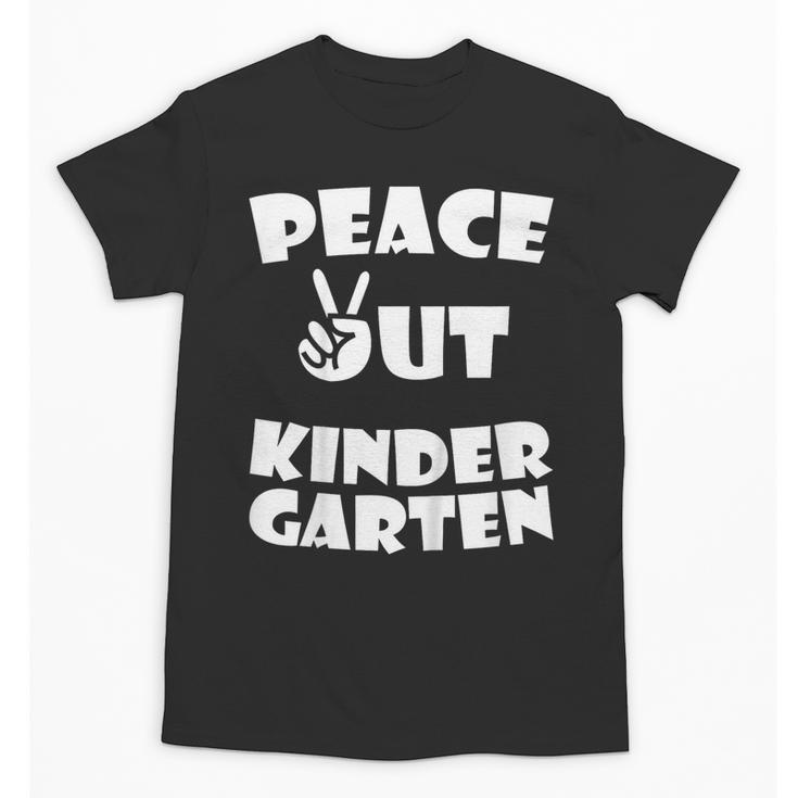 Kids Peace Out Kindergarten For Graduation Unisex T-Shirt
