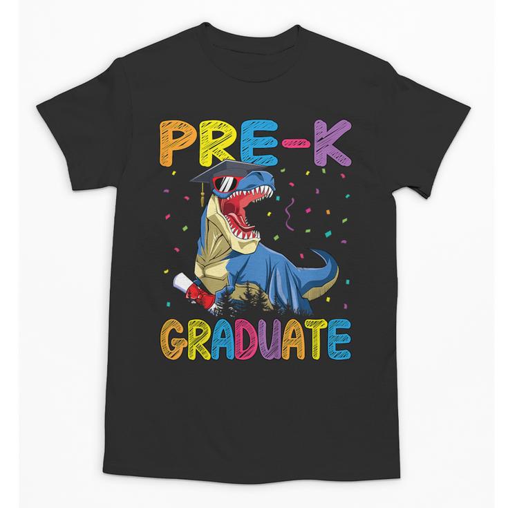 Kids Pre-K Graduate Dinosaur T-Rex Pre Kindergarten Graduation Unisex T-Shirt