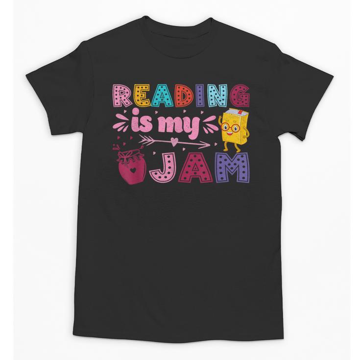 Kids Reading Book Lover Reading Is My Jam Unisex T-Shirt