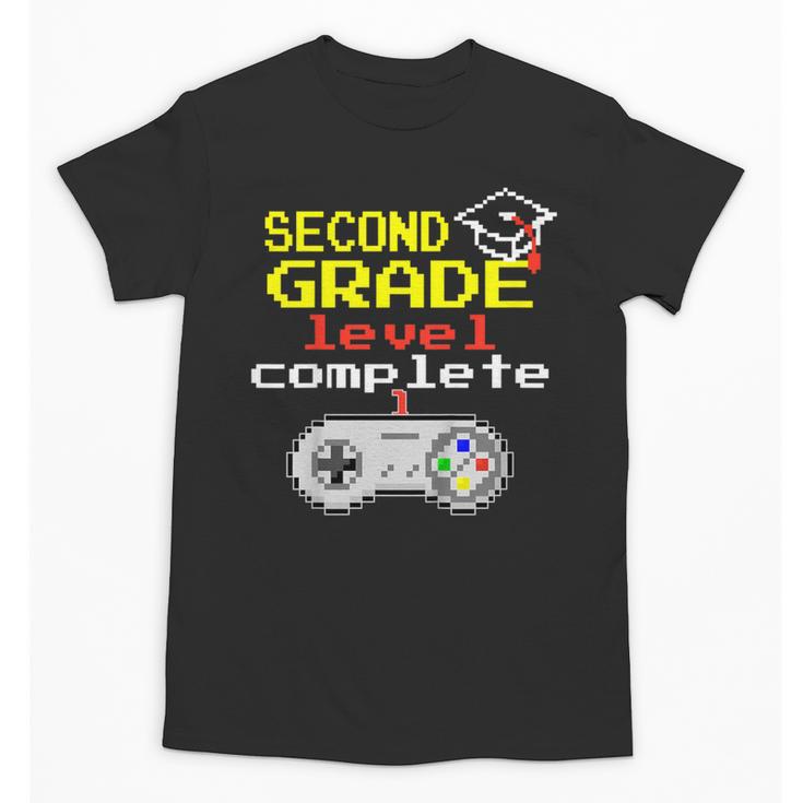 Kids Second Grade Graduation Video Game Shirt Unisex T-Shirt