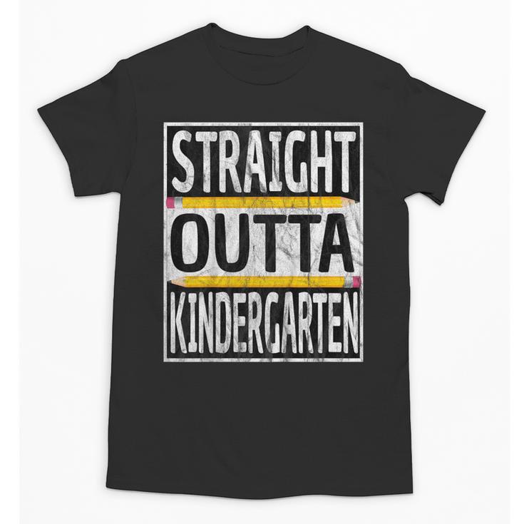 Kids Straight Outta Kindergarten Graduation Unisex T-Shirt