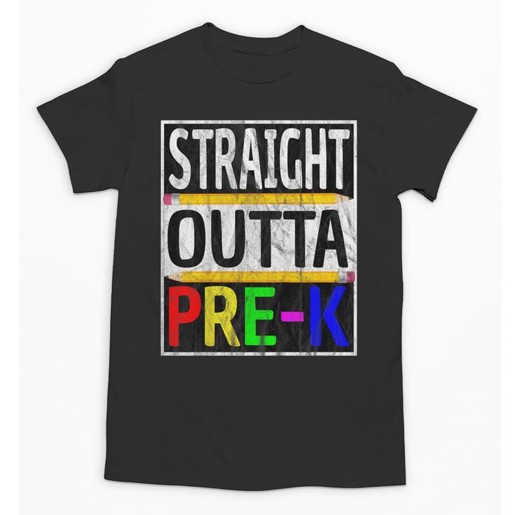 Kids Straight Outta Pre-K Graduation Unisex T-Shirt